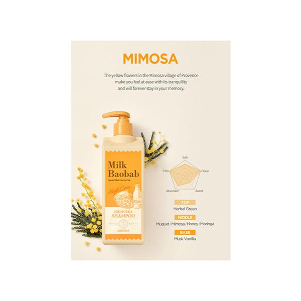 Milk Baobab High Cera Shampoo Mimosa 500 ml - Shampoos