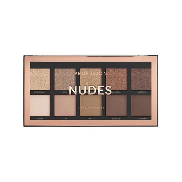 Profusion Cosmetics 10 Shade Eye Shadow Pallete - Nudes 16g - Eye Shadow Palettes