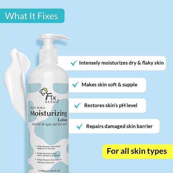 Fixderma Multi Active Moisturizing Lotion 500 ml - Lotions & Creams