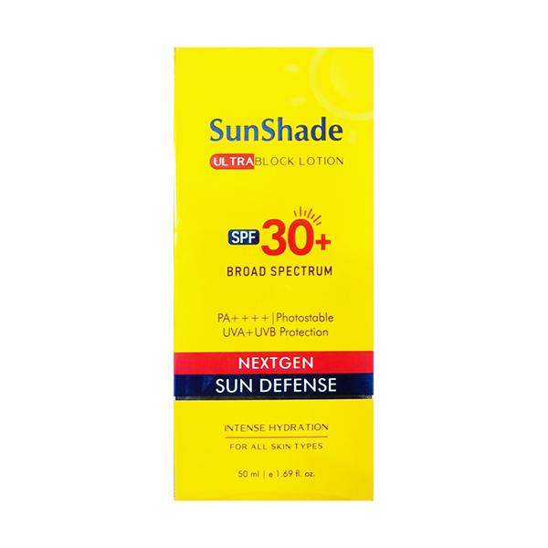 SUNSHADE ULTRA BLOCK SPF 30+ PA++++ UVA+UVB PROTECTION Lotion 50ml