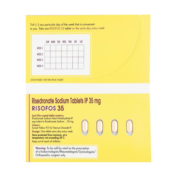 Risofos 35mg Tablet 4'S - Bone Metabolism-Age