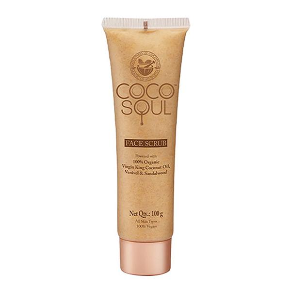 Coco Soul Face Scrub -With Coconut & Ayurveda- Paraben & Sulphate Free 100gm