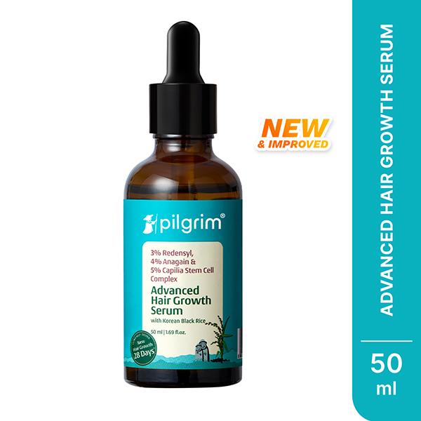 Netmeds | Pilgrim Redensyl & Anagain Advanced Hair Growth Serum 50 ml