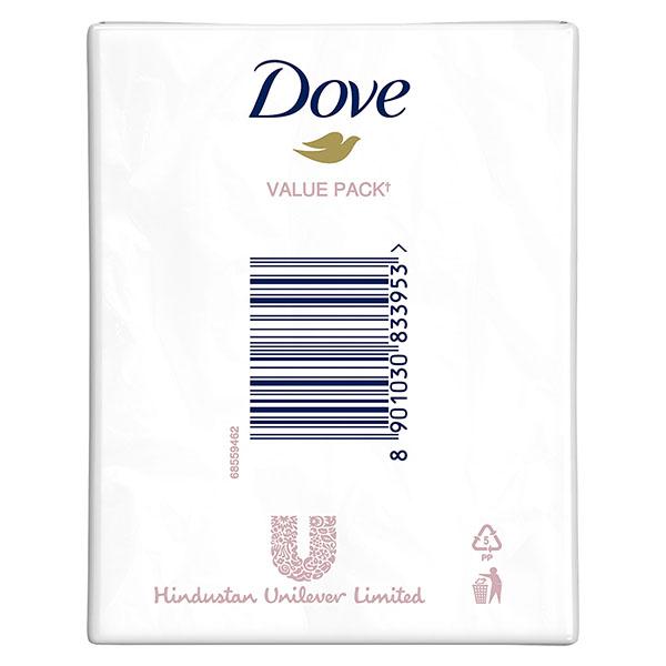 Dove Pink Beauty Bathing Bar - Soft, Smooth, glowing Skin Moisturised Cream 3's - Soaps