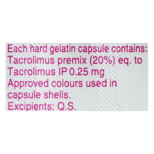 Takfa 0.25mg Capsule 10'S - Auto Immune Disease-Imm