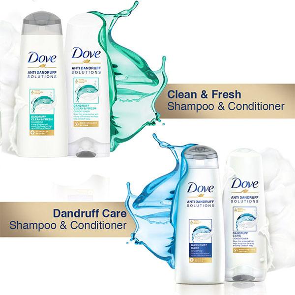 Dove Dandruff Clean & Fresh Shampoo 340 ml - Shampoos