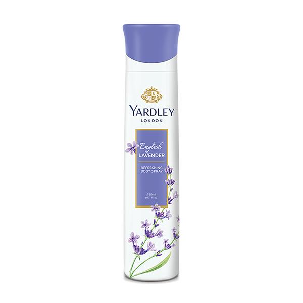 Yardley London Refreshing Body Spray - English Lavender 150 ml - Men Deodorants/Roll-Ons