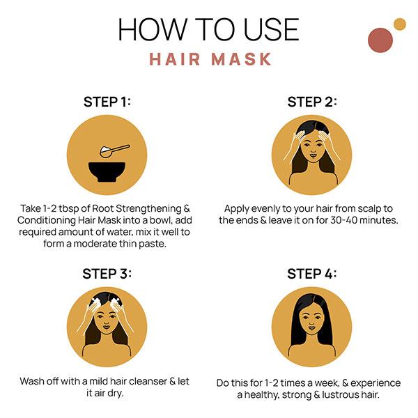 The Tribe Concepts Root Strengthening And Conditioning Hair Mask Without Tin 100 gm - Dry Shampoos & Conditioners