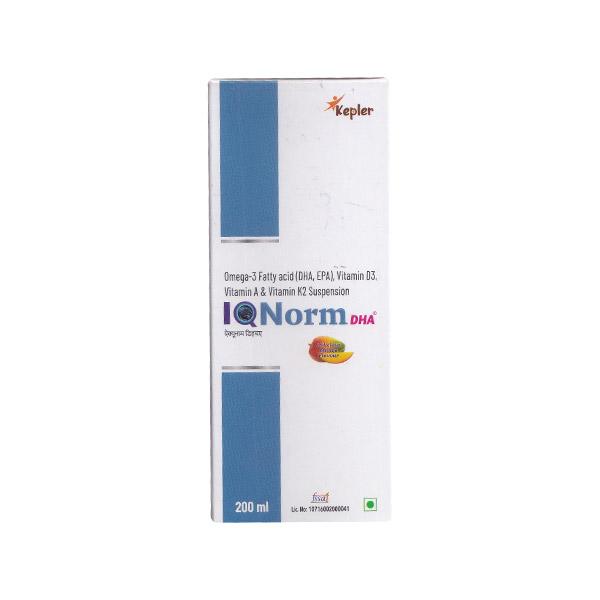 IQNORM DHA DELICIOUS MANGO FLAVOUR Suspension 200ml