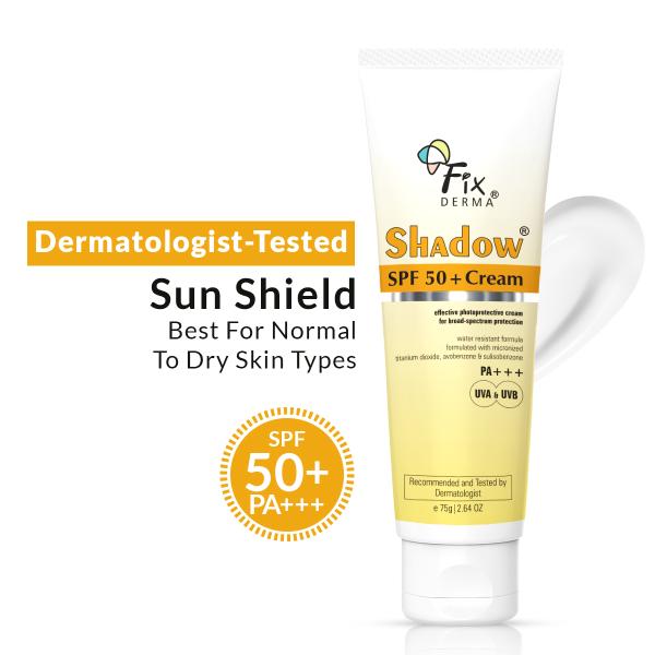 Netmeds | Fixderma Shadow SPF 50+ Sunscreen Cream 75 gm