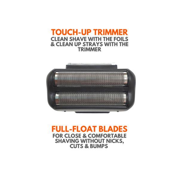 Alan Truman Atom 708 Dual Foil Shaver 1's - Shavers