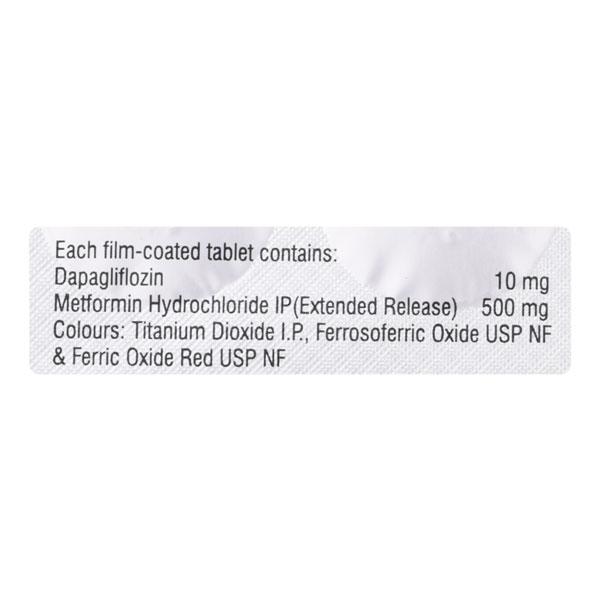 DAPEFY M XR 10/500 Tablet 7's - Diabetes-Ant