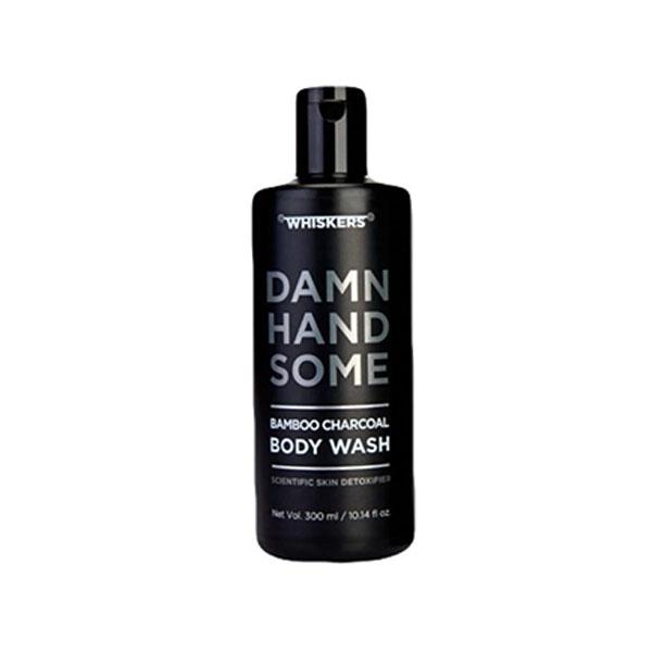 Whiskers Bamboo Charcoal Body Wash 300 ml - Shower Gels & Body Wash