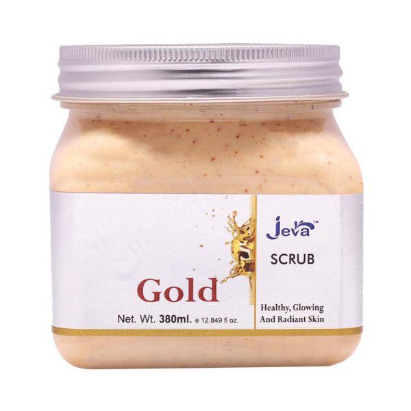 Jeva Gold Scrub for Healthy Glowing and Radiant Skin 380 ml - Scrubs & Exfoliants