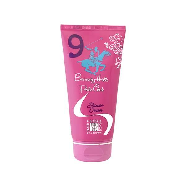 Netmeds | Beverly Hills Polo Club Sports No.9 Shower Cream 3In1 Hair Face Body for Women's Tube 150 ml