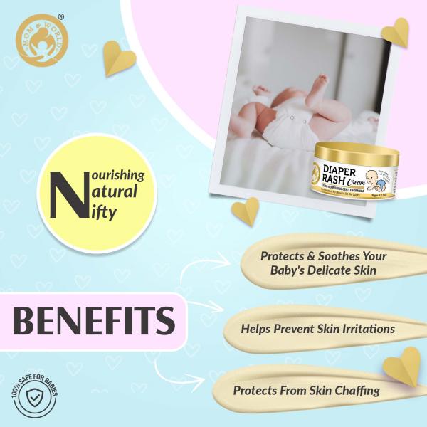 Mom & World Diaper Rash Cream 50 gm - Rash Creams