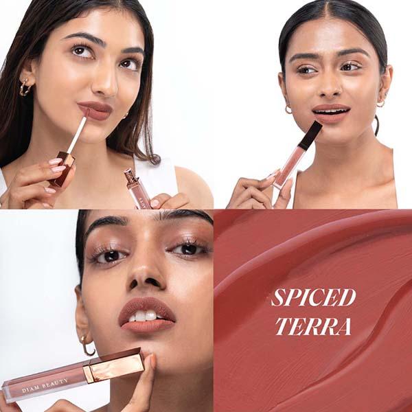 Diam Beauty Matte-nificient Liquid Lipstick, Spiced Terra 5 ml - Liquid Lipsticks