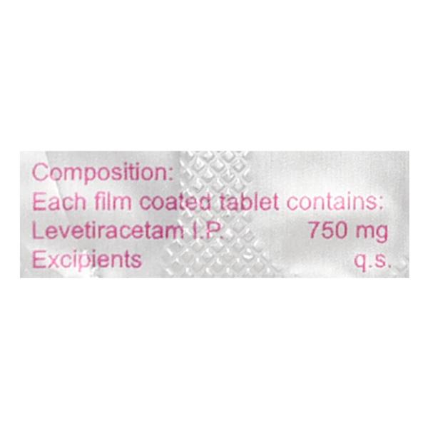 Keppra 750mg Tablet 10'S - Epilepsy/Convulsion-Ant