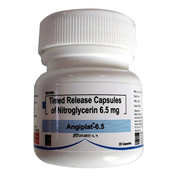 Angiplat 6.5mg Capsule 25'S - Angina