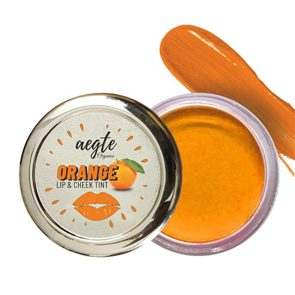Netmeds | Aegte Orange Lip & Cheek Tint Balm (Orange) 15 gm