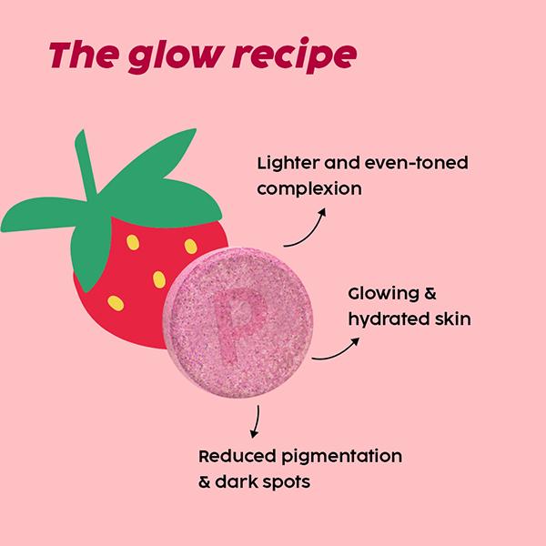 Plix The Plant Fix Glutathione 15 Effervescent Tablets And Guava Serum Combo For Unisex 20 ml - Face Gels