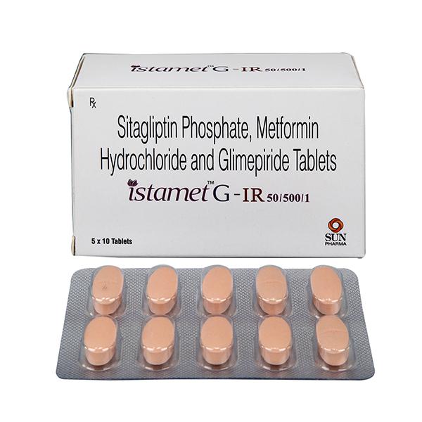 ISTAMET G IR 50/500/1 Tablet 10's - Diabetes-Ant