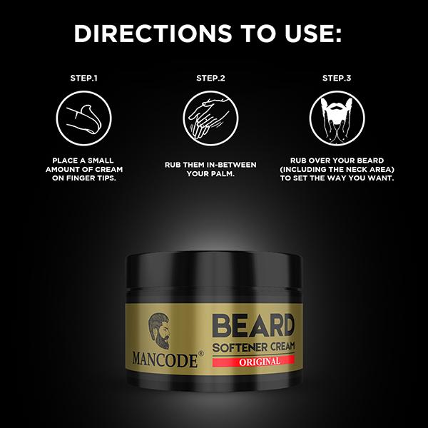 MANCODE Beard Softening Cream- Original 50 gm - Beard Cream