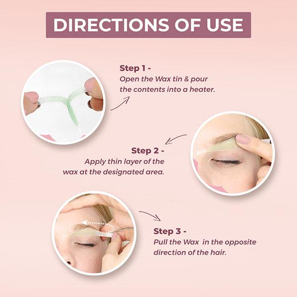 Sanfe Detan & Glo Rose Wax Beans - Rose & Coconut 100 gm - Hair Removal Accessories