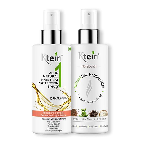Netmeds | Ktein COMBO- All in One Natural Hair Heat Protection Spray and Natural Keratin Hair Spray. 2's