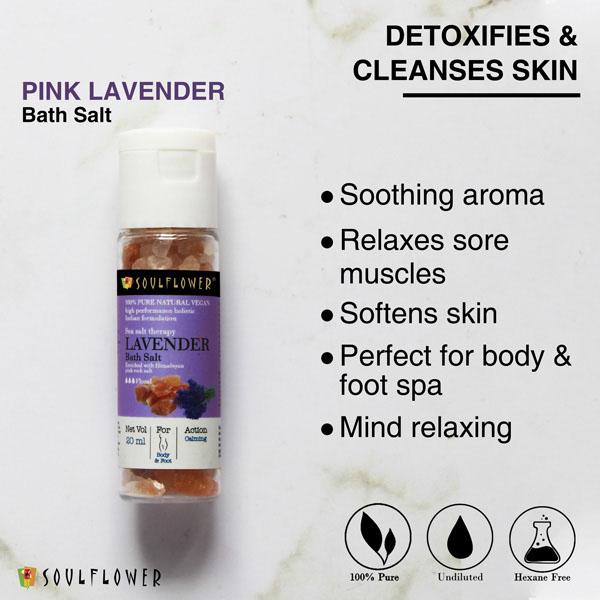 Soulflower Bath Salt Special Pack 100 gm - Bath Salts
