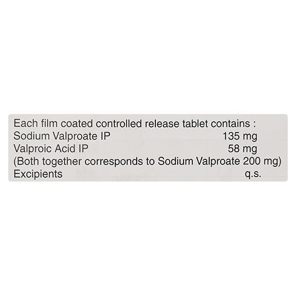 Amvalor Chrono 200mg Tablet 10'S - Epilepsy/Convulsion-Ant