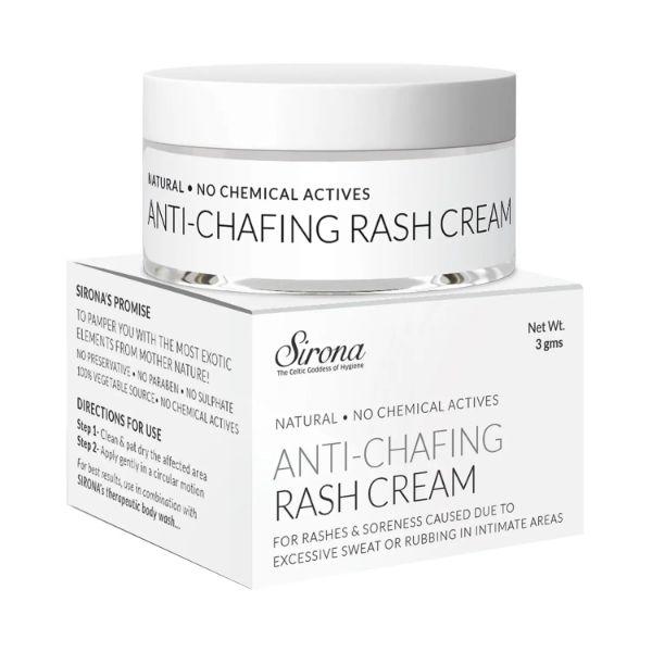 Sirona Anti Chafing Rash Cream 3 gm - Intimate Hygiene
