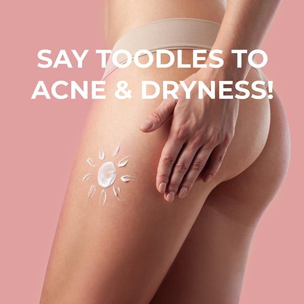 Sanfe Back & Bum Acne Clearing Lotion - Shea Butter & Peach Extracts 100 ml - Lotions & Creams