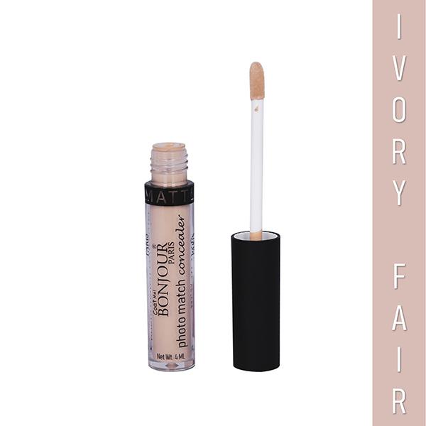 Bonjour Paris Photo Match Liquid Concealer - Ivory Fair 4 ml - Concealer