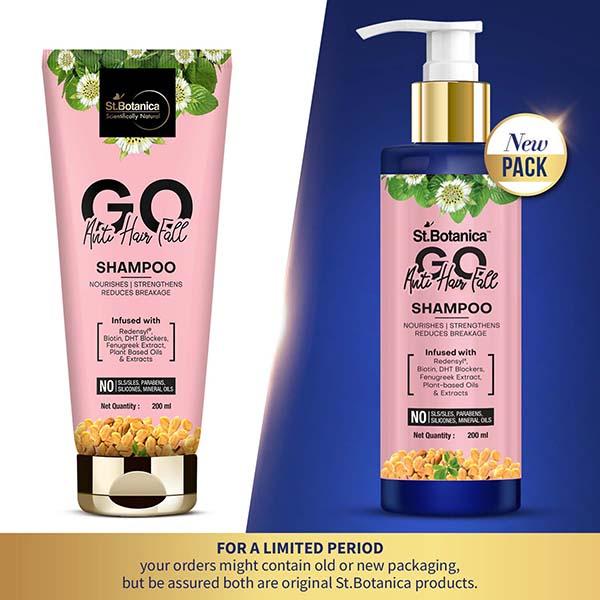 St.Botanica Shampoo - GO Anti-Hair Fall 200 ml - Shampoos