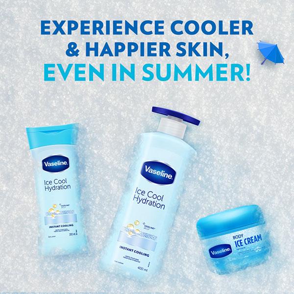 Vaseline Body Ice Cream 165 gm - Lotions & Creams