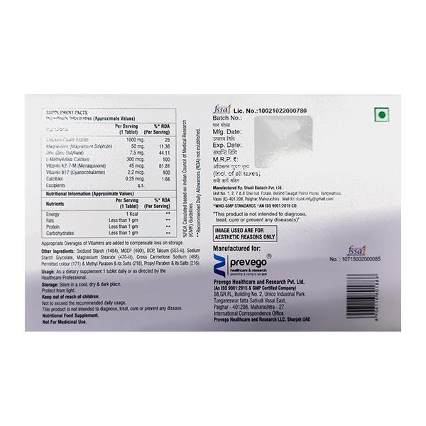 CALCIGIANT K2 7 M NF Tablet 10's - Supplements-Cal