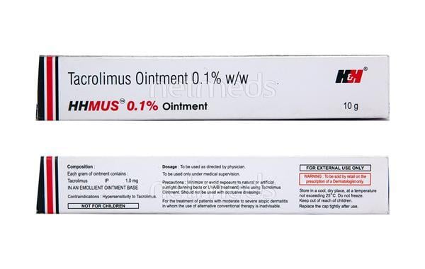 Hhmus 0.1% Ointment 10gm - Atopic Dermatitis(Eczema)-Oth