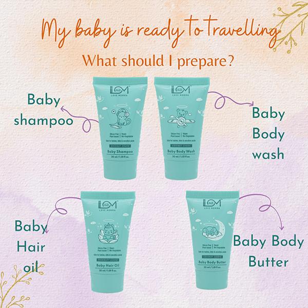 Love Momma Baby Travel Kit 1's - Baby Body Wash