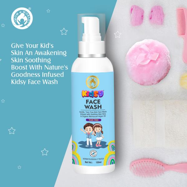 Mom & World Kids Face Wash 120 ml - Baby Skin Care