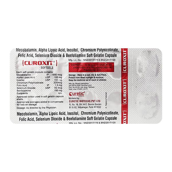 CUROXIT Softgel Capsule 10's - Supplements-Vam