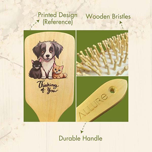 Allure Personalised Paddle Hair Brush Letter Z 1's - Hair Brushes