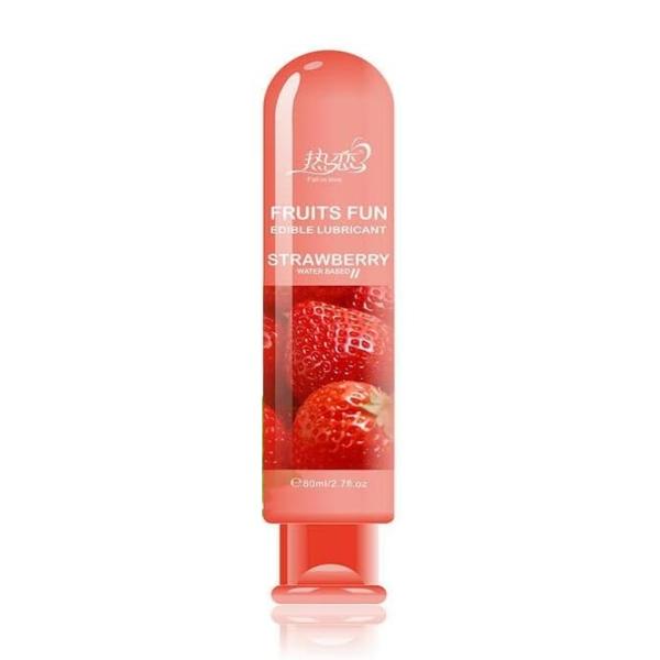 Netmeds | Fruits Fun Edible Strawberry Water Based Lubricant 80 ml