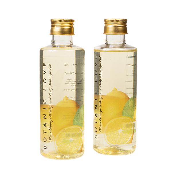 Botanic Love Citrus Orange and Bergamot Body Massage Oil 200 ml - Massage Oils