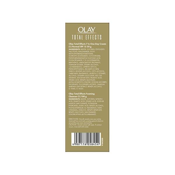 Olay Total Effects Giftpack - Day Cream with Spf 15 50gm + Cleanser 100gm 1's - Face Serum