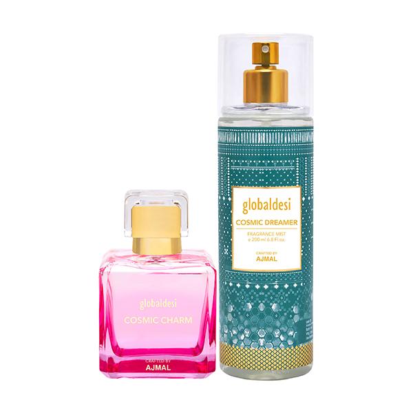 Global Desi CosmiC EDP & CosmiD Mist Pack of 2 300 ml - Body Mist/Spray