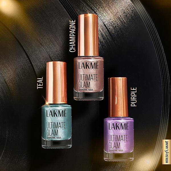 Lakme Ultimate Glam Chrome Nail 6 ml - Nail Polish