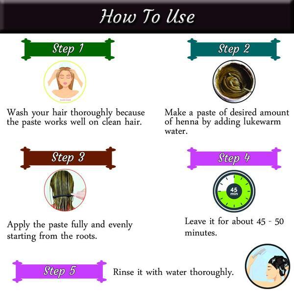 Indus Valley Bio Organic Herbal Henna Hair Colour Powder - Soft Black 100 gm - Personal Care (Ayush)