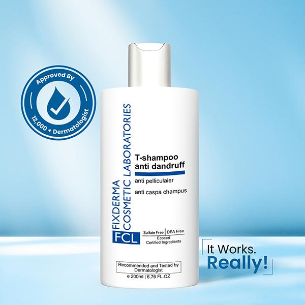 Fixderma Cosmetic Laboratories (FCL) Anti Dandruff T-Shampoo 200 ml - Shampoos