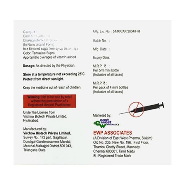 DETRIOL SUGAR FREE 60000IU Oral Solution 5ml - Supplements-Vam